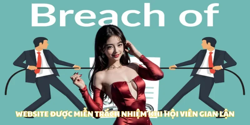miễn trừ trách nhiệm khi gặp hội viên gian lận